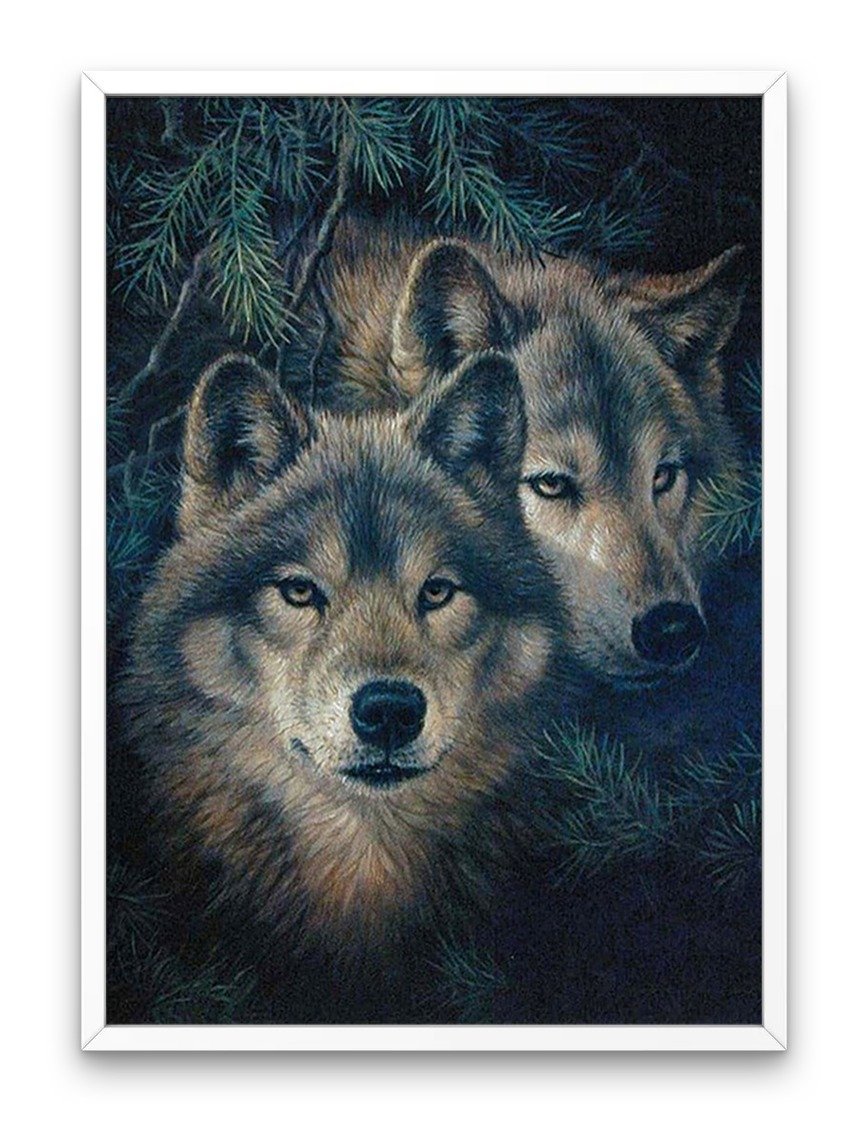 diamantmalingWolf