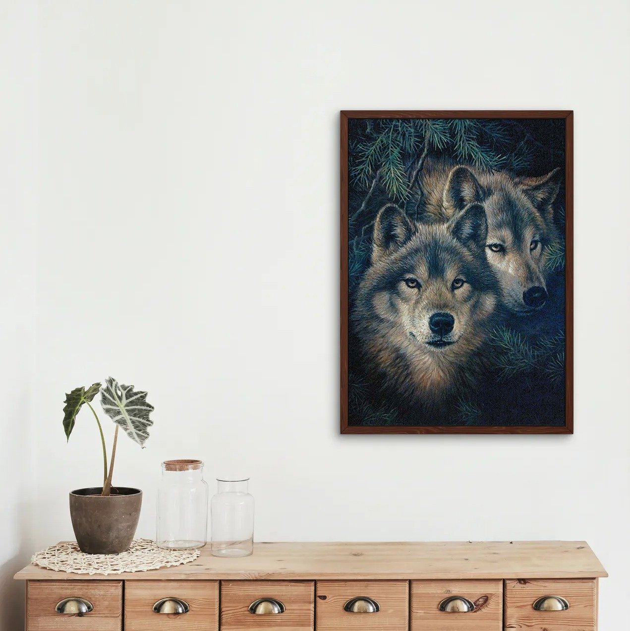diamantmalingWolf