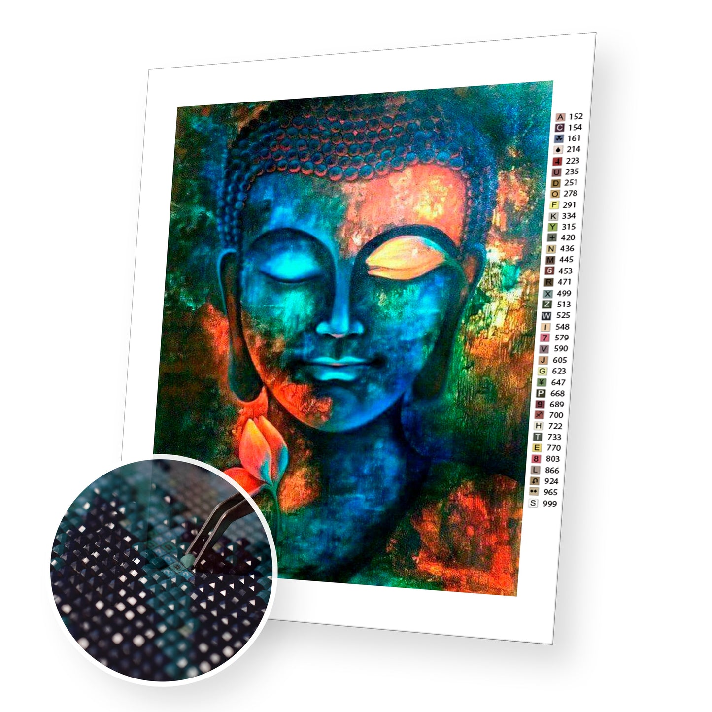 Buddha premium diamond painting kit for adults