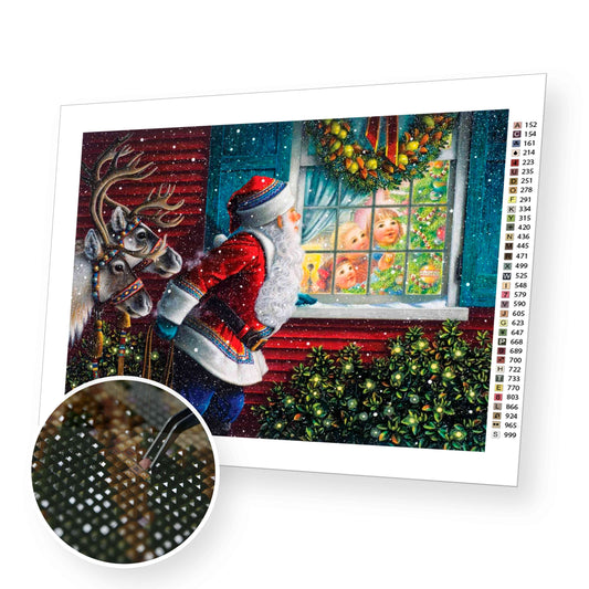 Wonderful Santa Claus Christmas premium diamond painting kit for adults