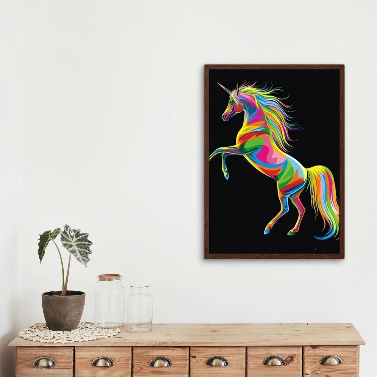 Farverig Hest