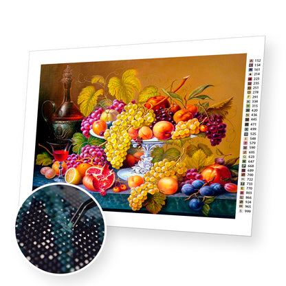 Fruits premium diamond painting kit for adults