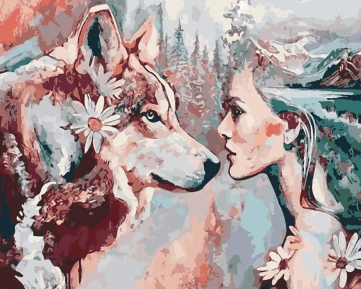 Pige og ulv
