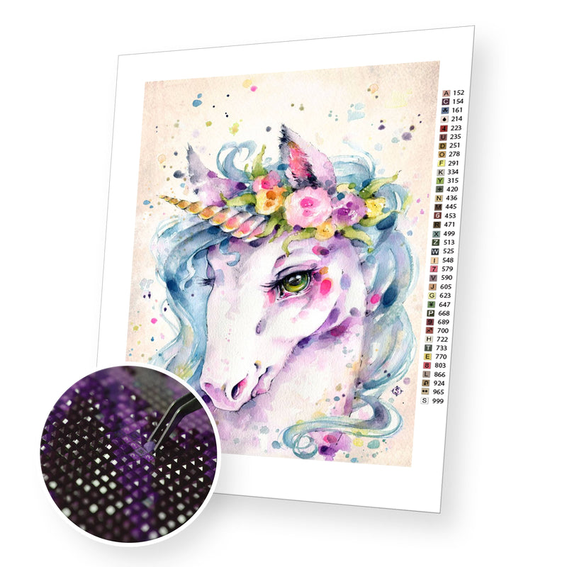 Little Unicorn premium diamond painting kit for adults