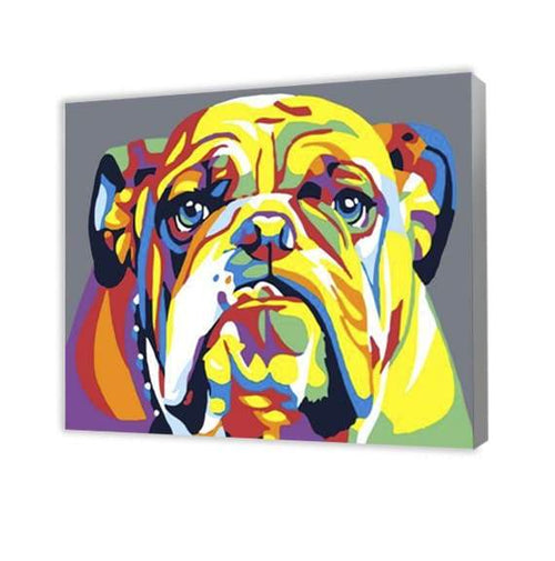 Farverig bulldog