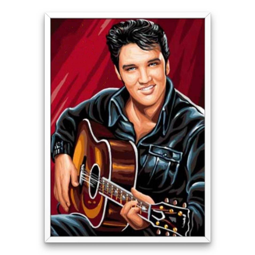 Elvis med guitar